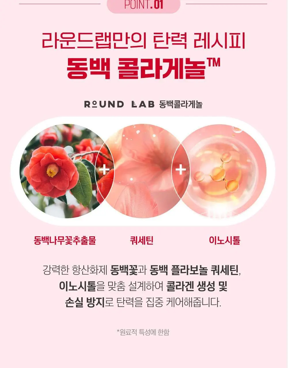 [브이라인/탄력케어] 라운드랩 동백 딥 콜라겐 브이 리프팅 겔 마스크 1매 상세페이지 16